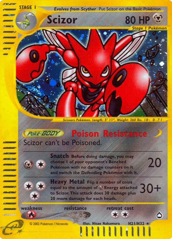 Scizor – Aquapolis