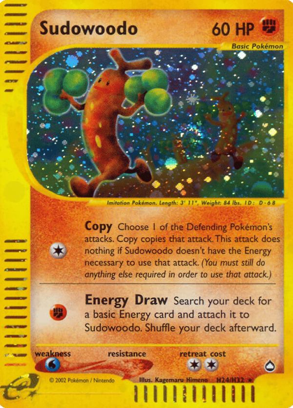 Sudowoodo – Aquapolis