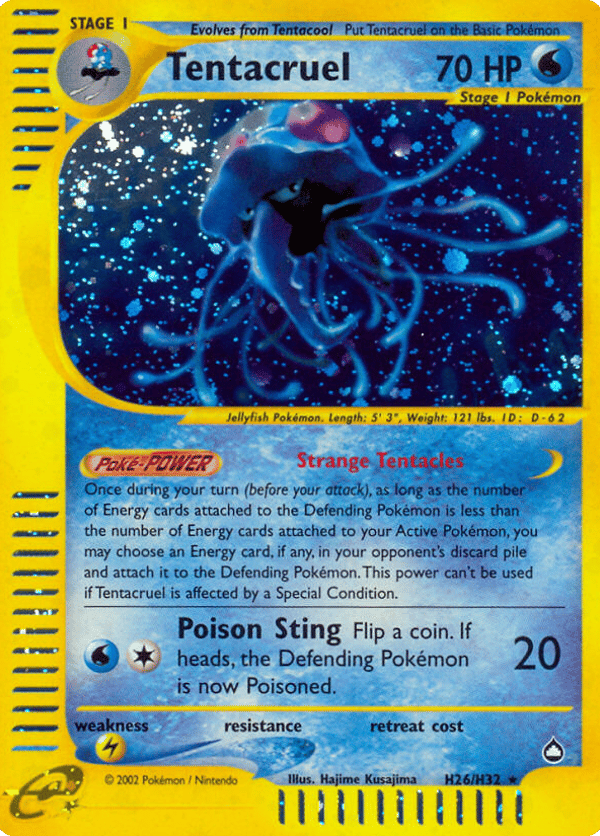Tentacruel – Rare Holo – Aquapolis