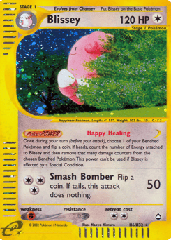 Blissey – Rare Holo – Aquapolis