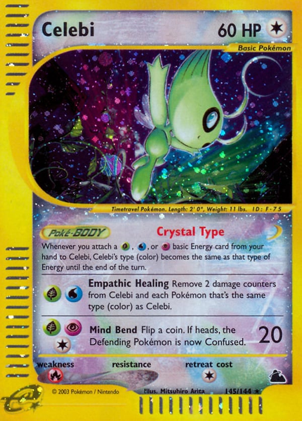 Celebi – Rare Secret – Skyridge