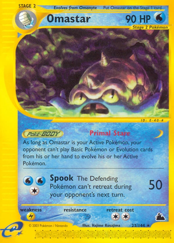 Omastar – Rare – Skyridge