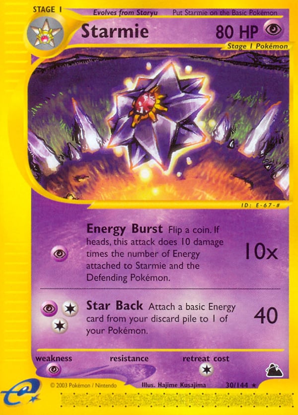 Starmie – Rare – Skyridge