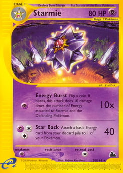 Starmie – Rare – Skyridge