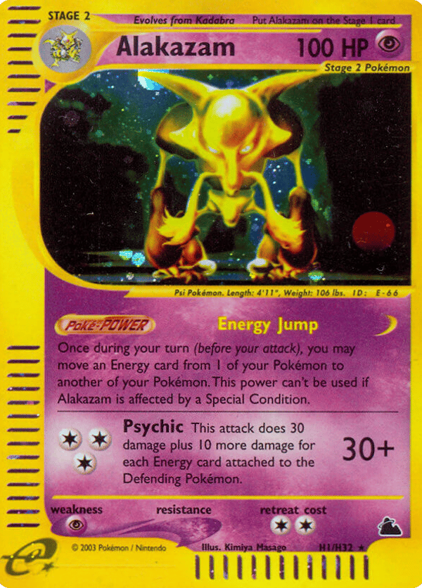 Alakazam – Rare Holo – Skyridge