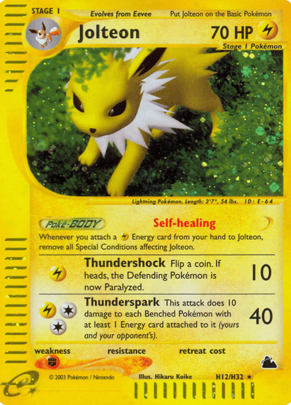 Jolteon – Rare Holo – Skyridge