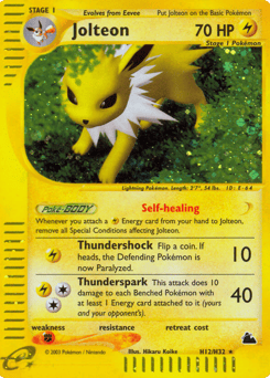 Jolteon – Rare Holo – Skyridge
