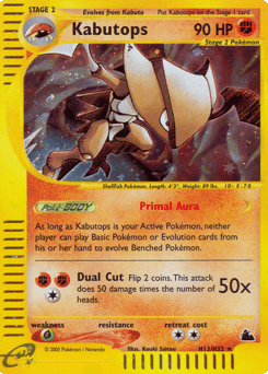 Kabutops – Rare Holo – Skyridge
