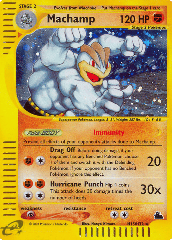 Machamp – Rare Holo – Skyridge