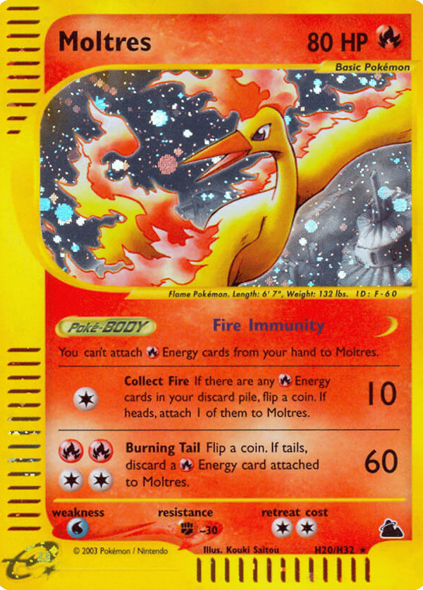 Moltres – Rare Holo – Skyridge