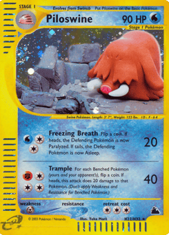 Piloswine – Rare Holo