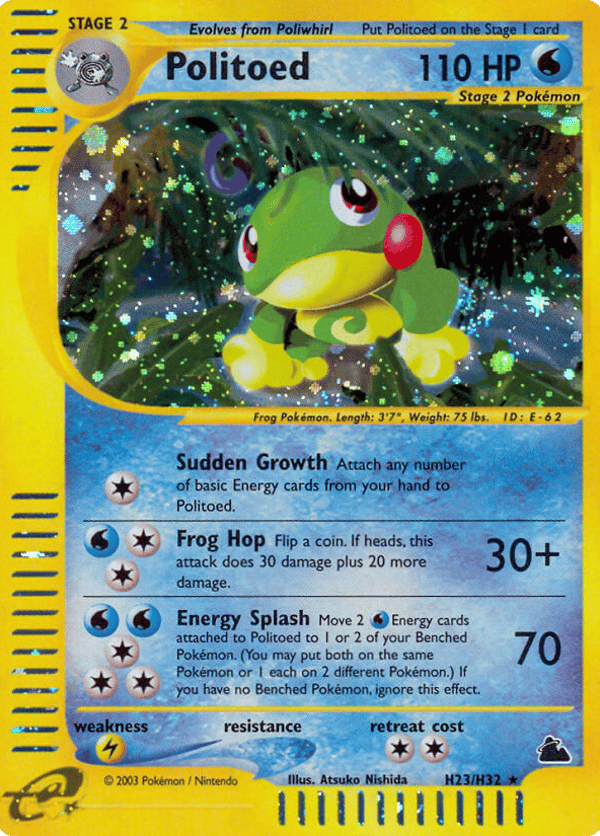 Politoed – Rare Holo – Skyridge