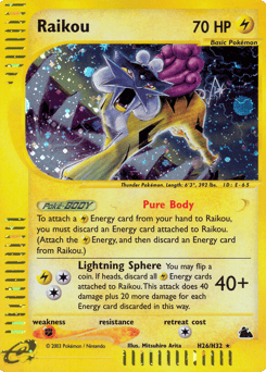 Raikou – Rare Holo