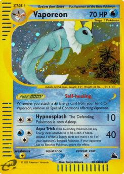 Vaporeon – Rare Holo