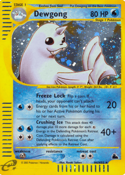 Dewgong – Rare Holo