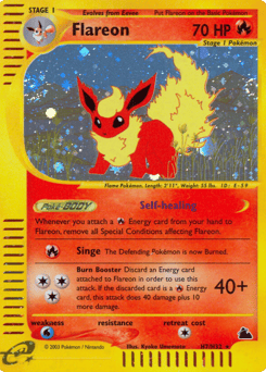 Flareon – Rare Holo – Skyridge