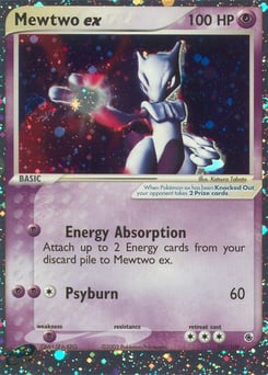 Mewtwo ex – Rare Holo EX – Ruby & Sapphire