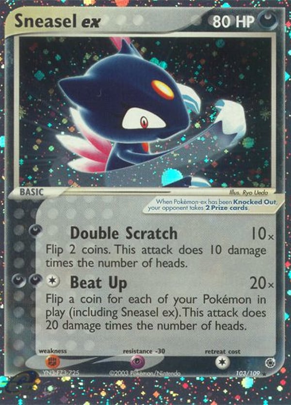 Sneasel ex – Ruby & Sapphire