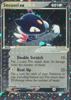 Sneasel ex – Rare Holo EX