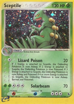 Sceptile – Rare Holo – Ruby & Sapphire