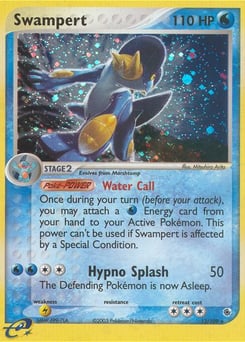 Swampert – Rare Holo – Ruby & Sapphire