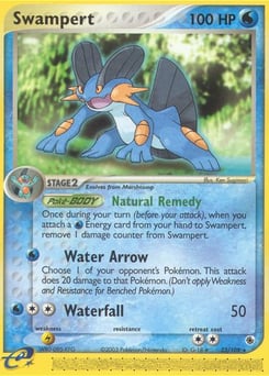 Swampert – Rare – Ruby & Sapphire