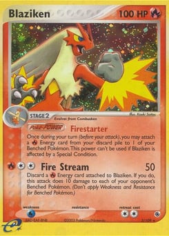 Blaziken – Rare Holo – Ruby & Sapphire