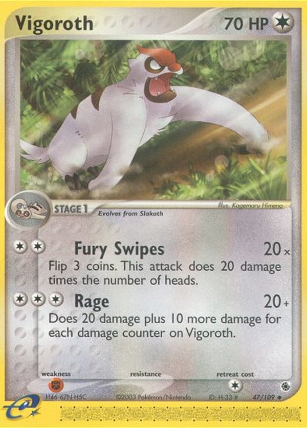 Vigoroth – Ruby & Sapphire