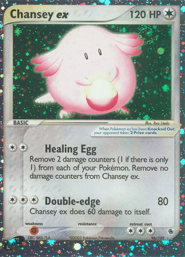 Chansey ex – Rare Holo EX – Ruby & Sapphire