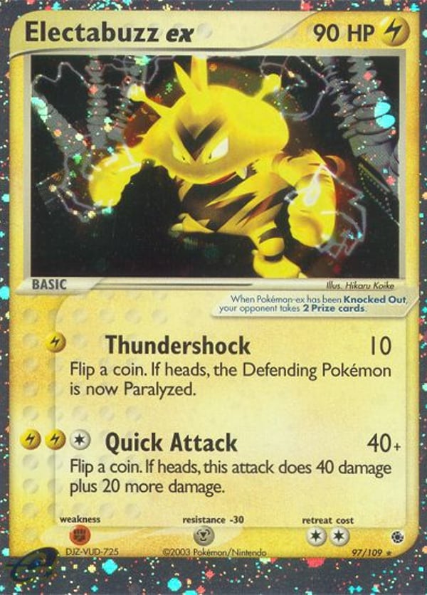 Electabuzz ex – Ruby & Sapphire