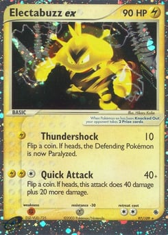 Electabuzz ex – Rare Holo EX