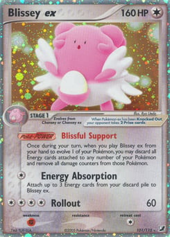 Blissey ex – Rare Holo EX – Unseen Forces