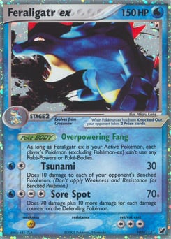 Feraligatr ex – Rare Holo EX – Unseen Forces