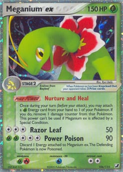 Meganium ex – Rare Holo EX – Unseen Forces