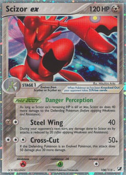 Scizor ex – Rare Holo EX – Unseen Forces