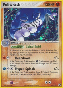 Poliwrath – Rare Holo – Unseen Forces