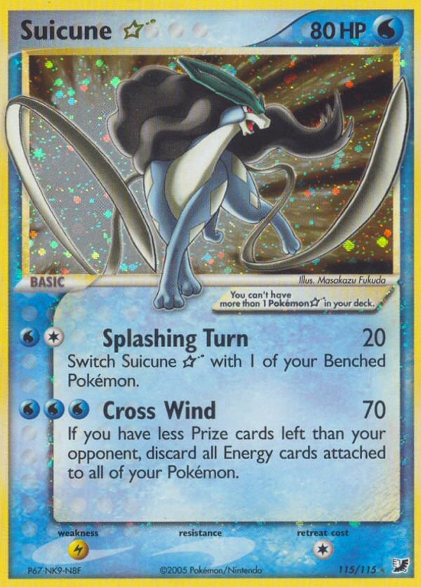 Suicune ★ – Rare Holo Star – Unseen Forces