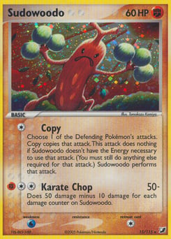 Sudowoodo – Rare Holo – Unseen Forces