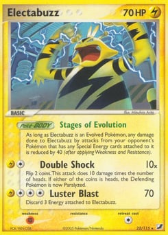Electabuzz – Rare – Unseen Forces