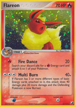 Flareon – Rare Holo – Unseen Forces