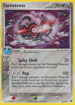 Forretress – Rare Holo – Unseen Forces