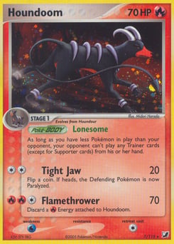 Houndoom – Rare Holo – Unseen Forces