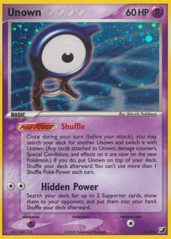 Unown – Rare – Unseen Forces