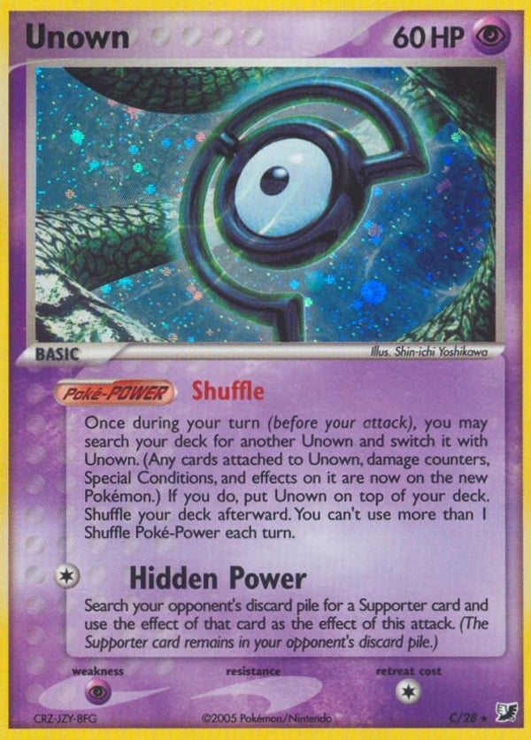 Unown – Rare – Unseen Forces