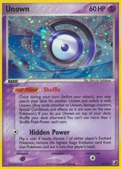 Unown – Rare – Unseen Forces
