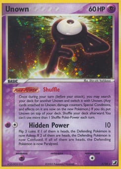 Unown – Rare – Unseen Forces