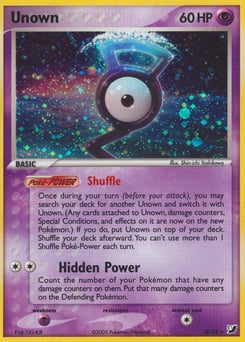 Unown – Rare – Unseen Forces