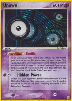 Unown – Rare – Unseen Forces