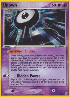 Unown – Rare – Unseen Forces