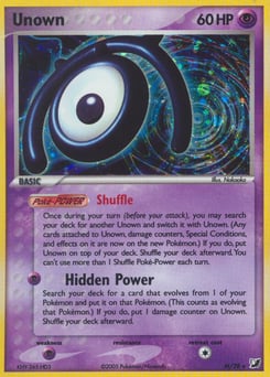 Unown – Rare – Unseen Forces
